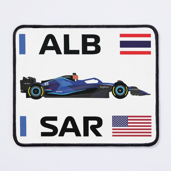 Item preview, Williams F1 Team 2023 Alex Albon Logan Sargeant FW45 designed and sold by FormulaGTee1.