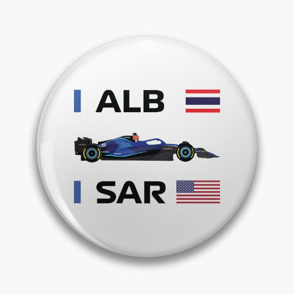 Item preview, Williams F1 Team 2023 Alex Albon Logan Sargeant FW45 designed and sold by FormulaGTee1.