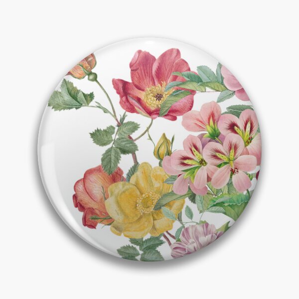 Aperçu de l'œuvre Fleur Colorée, Fleur Vintage créée et vendue par JITRA.