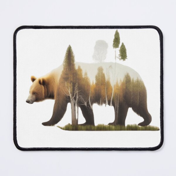Item preview, Trees Reflection Wildlife Nature Animal Bear Outdoor Forest Design designed and sold by EnzoZs.