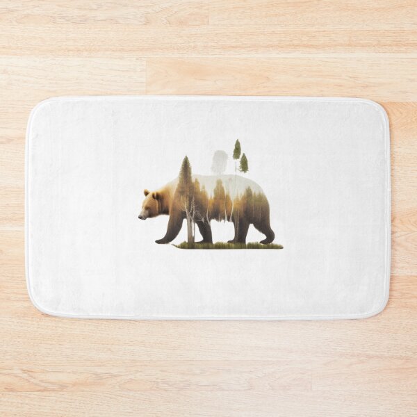 Item preview, Trees Reflection Wildlife Nature Animal Bear Outdoor Forest Design designed and sold by EnzoZs.