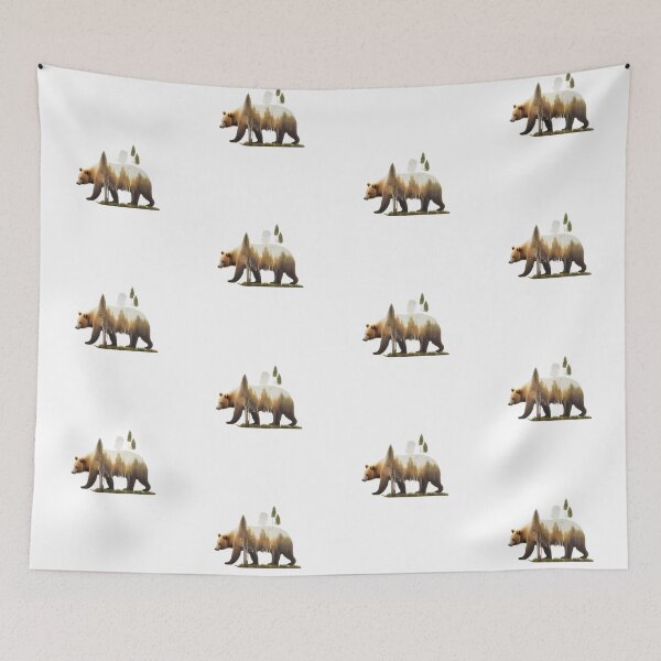 Item preview, Trees Reflection Wildlife Nature Animal Bear Outdoor Forest Design designed and sold by EnzoZs.
