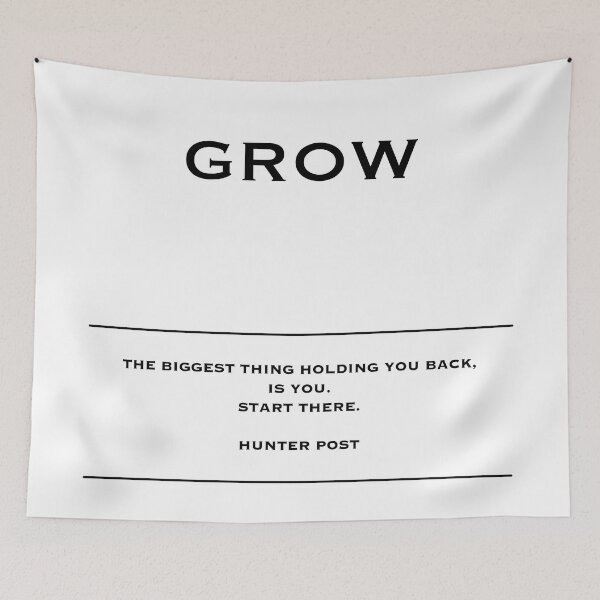 Item preview, Grow - Motivational Quotes. Inspirational Quotes Corporate Office Wall Art. Home Decor. Canvas  designed and sold by Read This Already.