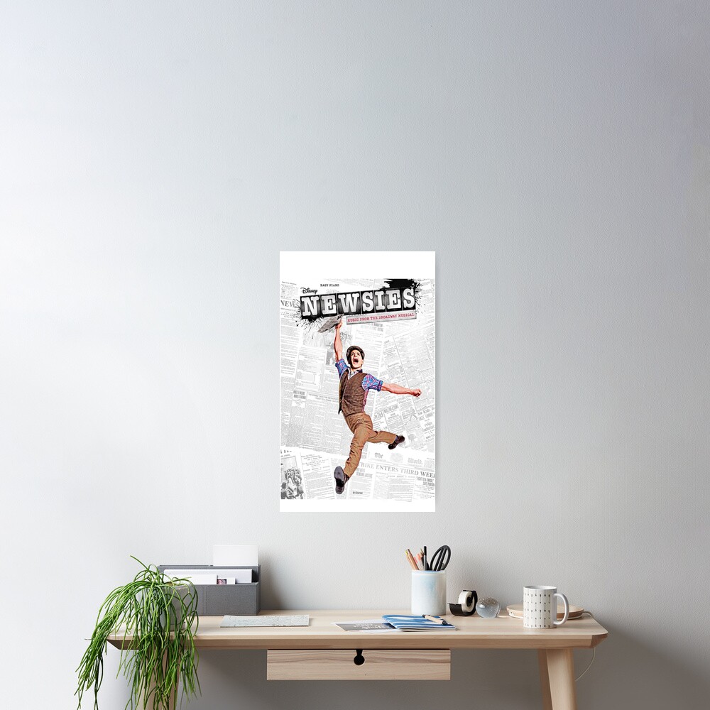 Poster Newsies Broadway Musical De Scottknop Redbubble
