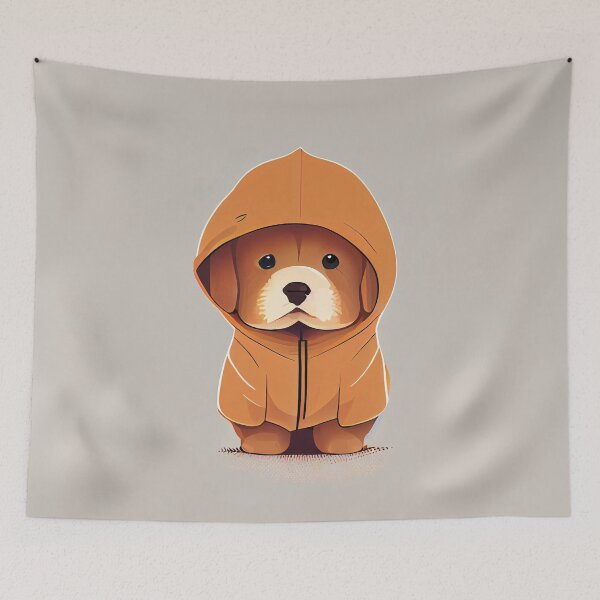 Item preview, raincoat puppy designed and sold by Rosiere Donahue ⭐️ ⭐️ ⭐️ ⭐️ ⭐️.