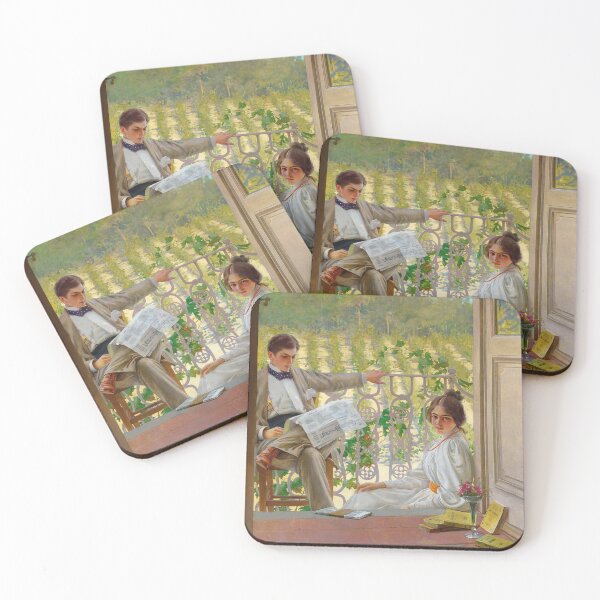Item preview, Afternoon on the Terrace (1900) - Vittorio Matteo Corcos designed and sold by SALON DES ARTS.