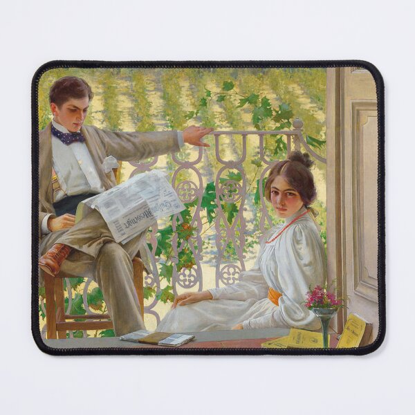 Item preview, Afternoon on the Terrace (1900) - Vittorio Matteo Corcos designed and sold by SALON DES ARTS.
