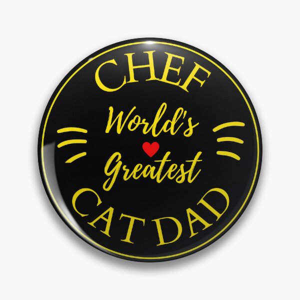 Item preview, Greatest Chef And Cat Dad designed and sold by McThingummy.
