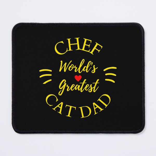 Item preview, Greatest Chef And Cat Dad designed and sold by McThingummy.
