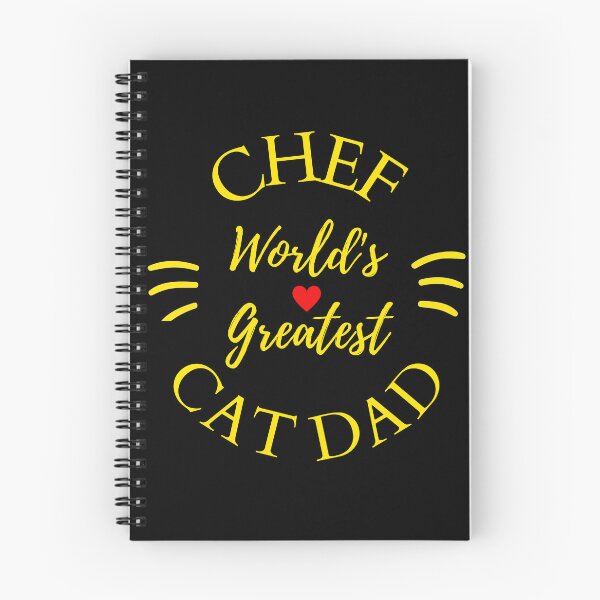 Item preview, Greatest Chef And Cat Dad designed and sold by McThingummy.
