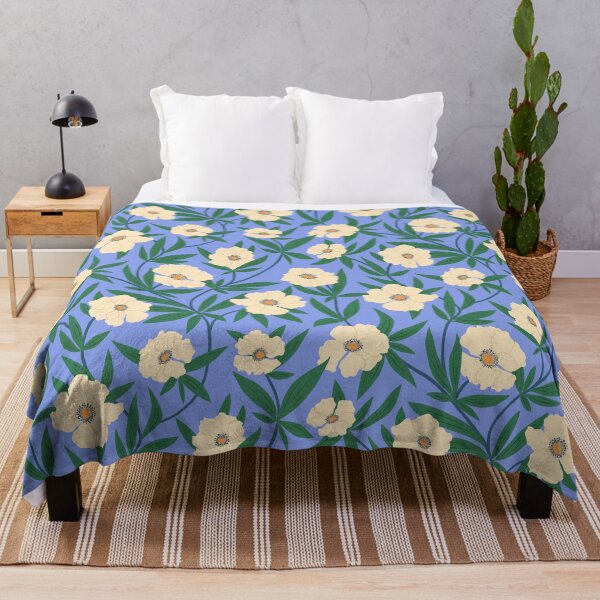 Item preview, Anemone Vine Pattern - Blue designed and sold by Noomia.