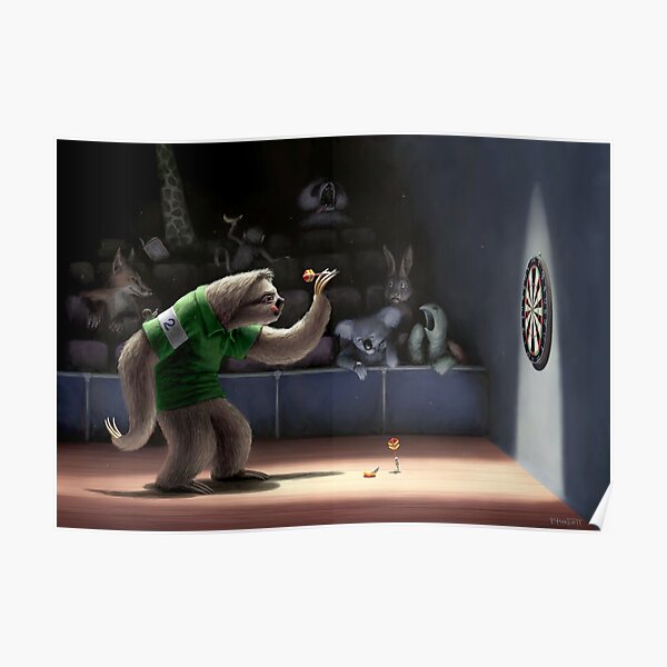 Sloth Darts Poster