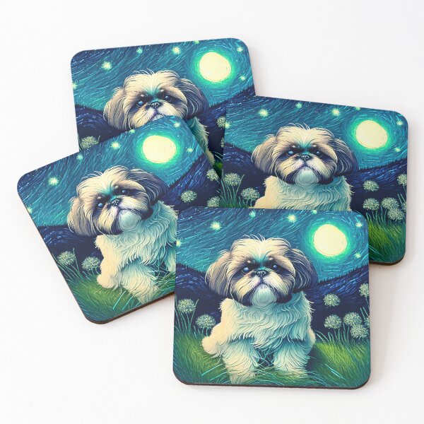 Item preview, Twinkle, Twinkle Little Shih Tzu (Twinkle, Twinkle Little Dog In Japanese Characters) designed and sold by Agunikyle.