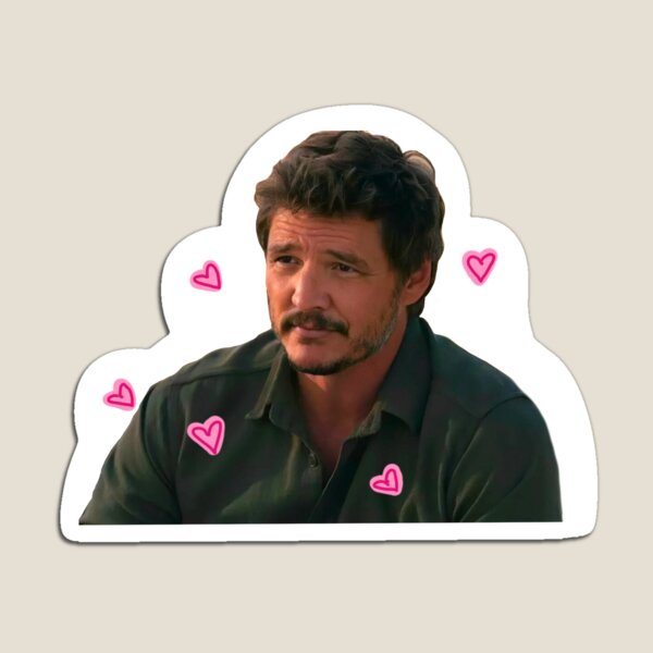 Item preview, Pedro Pascal with hearts designed and sold by dirtbag-ink.