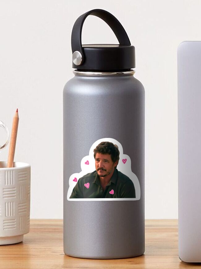 Pedro Pascal with hearts | Sticker