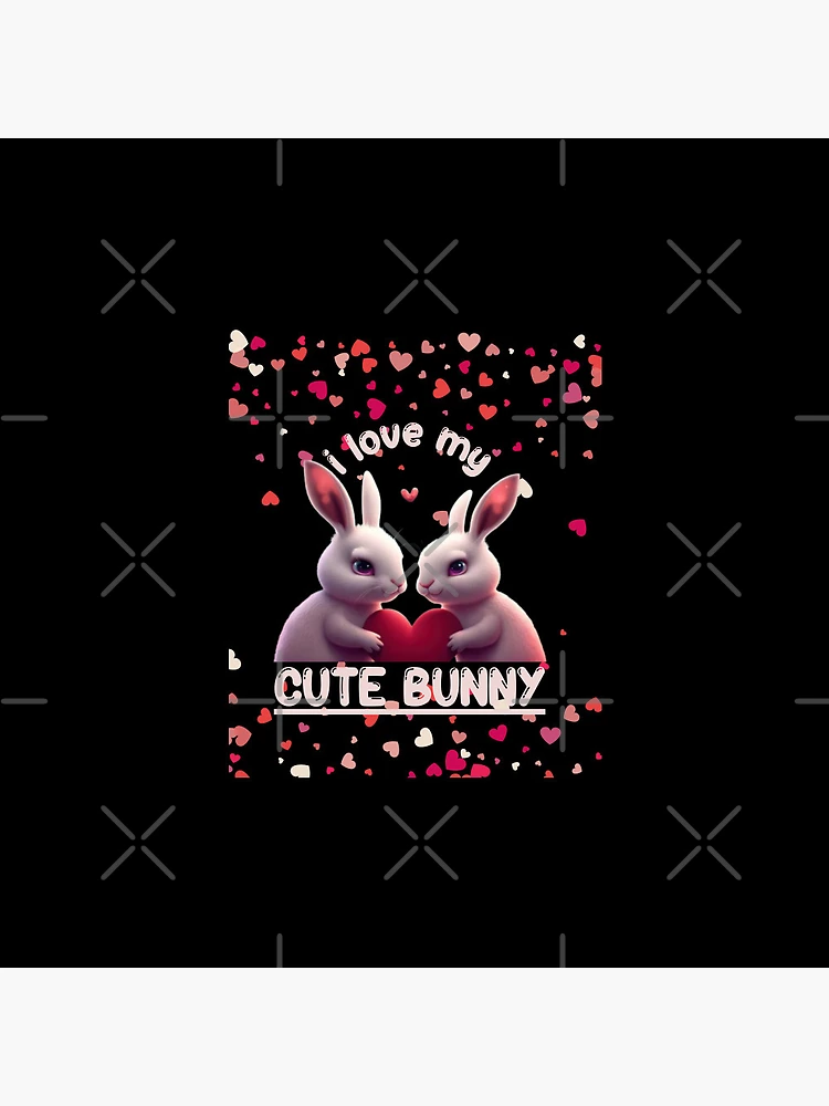 Bunny Pyon Kawaii Face (Pink)