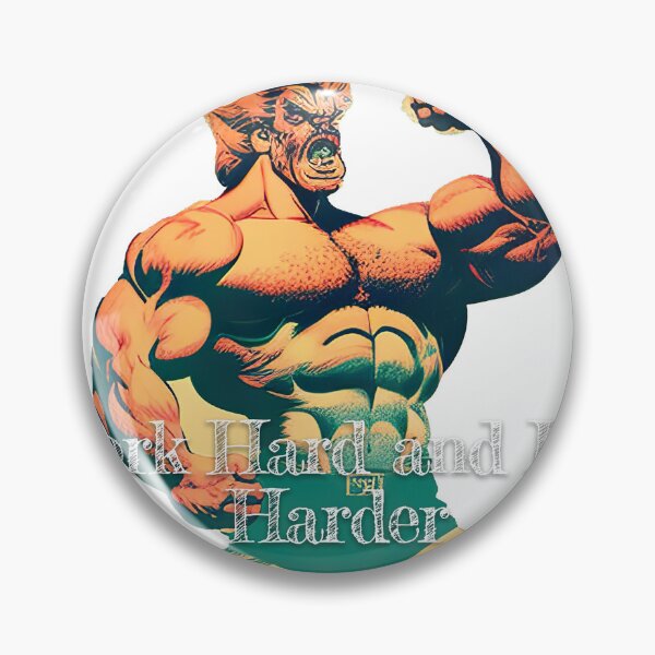 Item preview, Work Hard and Lift HarderDesignBodybuilding Fitness Gym Workout Exercise Merch Print Design designed and sold by tengamerx.