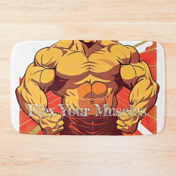 Item preview, Flex Your MusclesDesignBodybuilding Fitness Gym Workout Exercise Merch Print Design designed and sold by tengamerx.