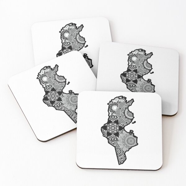 Item preview, Map of Tunisia designed and sold by KatsCanvas.