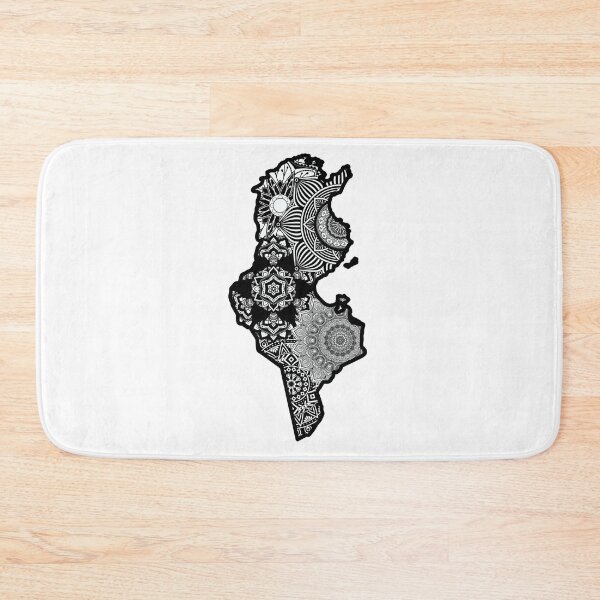 Item preview, Map of Tunisia designed and sold by KatsCanvas.