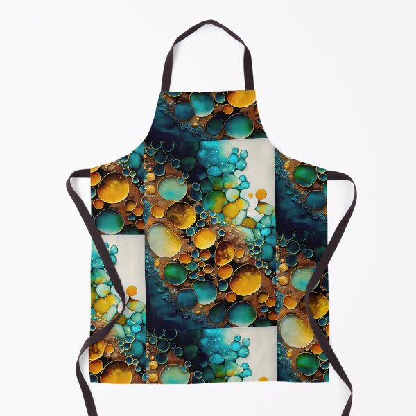 Item preview, Pointillism seaglass golden streams abstract designed and sold by Piotrek0001.