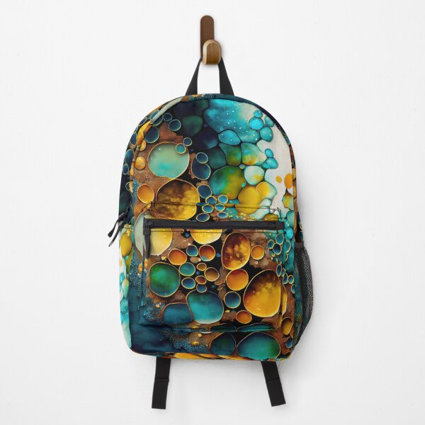 Item preview, Pointillism seaglass golden streams abstract designed and sold by Piotrek0001.