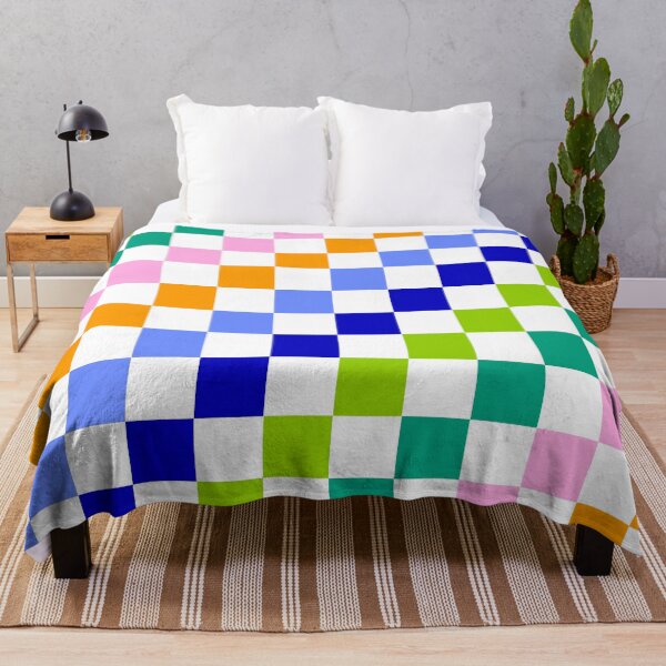 Item preview, Happy Rainbow check pattern 1. Diagonal designed and sold by Dominiquevari.