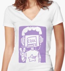 COOL! Women's Fitted V-Neck T-Shirt