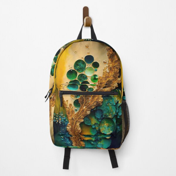 Item preview, Pointillism seaglass golden streams abstract designed and sold by Piotrek0001.