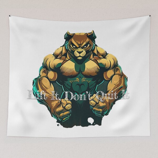 Item preview, Lift It, Don't Quit ItDesignBodybuilding Fitness Gym Workout Exercise Merch Print Design designed and sold by tengamerx.