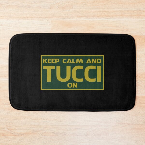 Item preview, Keep calm and Tucci on in green and gold designed and sold by Manoroma.