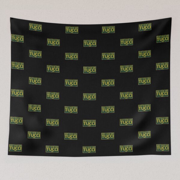 Item preview, Keep calm and Tucci on in green and gold designed and sold by Manoroma.