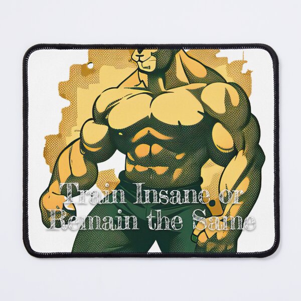 Item preview, Train Insane or Remain the SameDesignBodybuilding Fitness Gym Workout Exercise Merch Print Design designed and sold by tengamerx.
