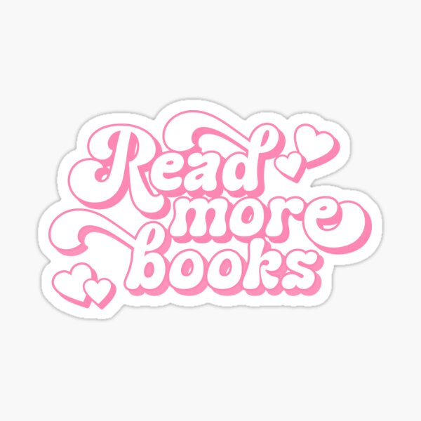 Artikel-Vorschau von Lesen Sie mehr Bücher - Bücher-Liebhaber-Zitat Retro Pastell rosa Typografie, designt und verkauft von Cawaiico.