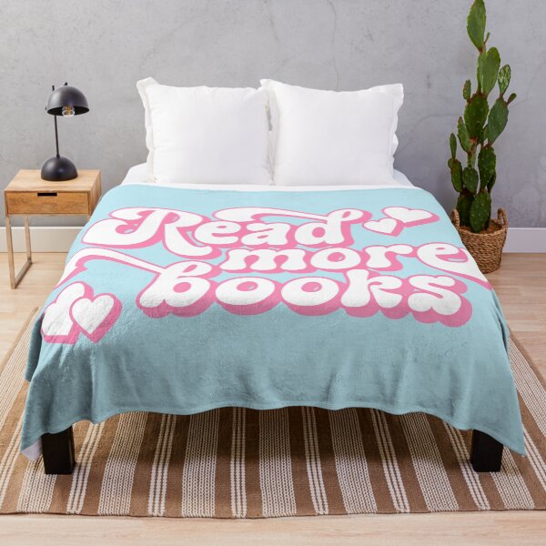 Item preview, Read More Books - Books Lover Quote Retro Pastel Pink Typography designed and sold by Cawaiico.