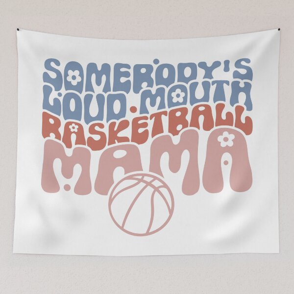 Item preview, Somebody's Loud Mouth Basketball Mama - Supportive Moms designed and sold by printify.