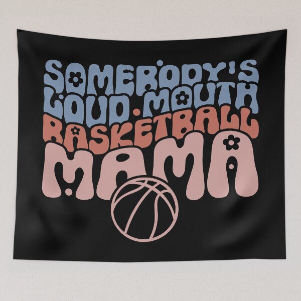 Item preview, Somebody's Loud Mouth Basketball Mama - Supportive Moms designed and sold by printify.