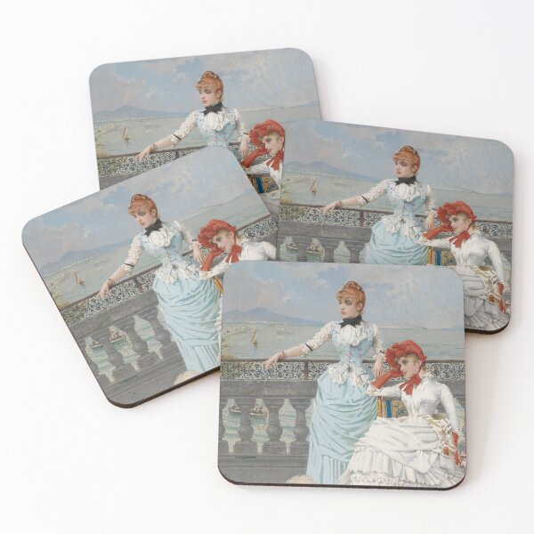 Item preview, Neapolitan Beauties (1885) - Vittorio Matteo Corcos designed and sold by SALON DES ARTS.