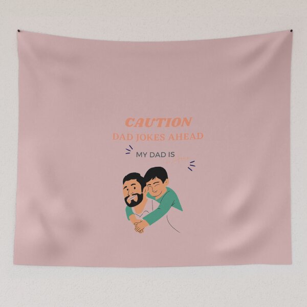 Item preview, Caution Dad Jokes Ahead designed and sold by Yassinos-Alpha.