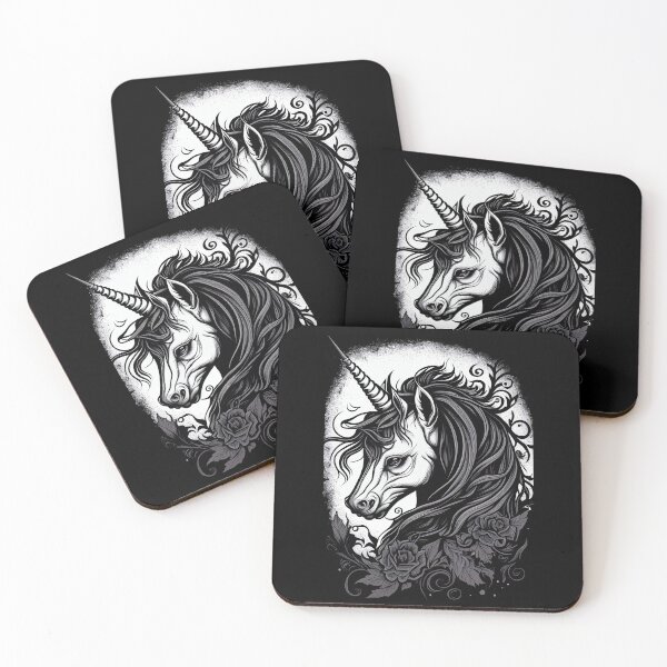 Item preview, Dark Majesty, Gothic Unicorn for Any Goth Lover designed and sold by WILDEVIOLET.