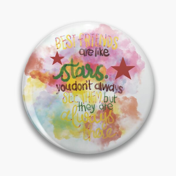 Item preview, Best friends are like stars rainbow designed and sold by chuckletuckle.