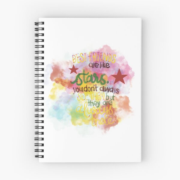 Item preview, Best friends are like stars rainbow designed and sold by chuckletuckle.