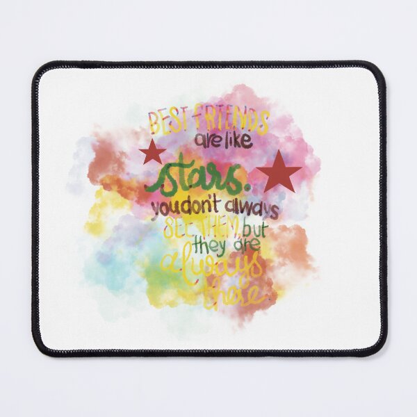 Item preview, Best friends are like stars rainbow designed and sold by chuckletuckle.