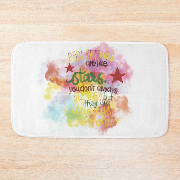 Item preview, Best friends are like stars rainbow designed and sold by chuckletuckle.