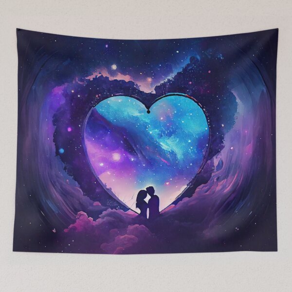 Item preview, Magic Love #6 romantic watercolor painting designed and sold by LollyShineART.