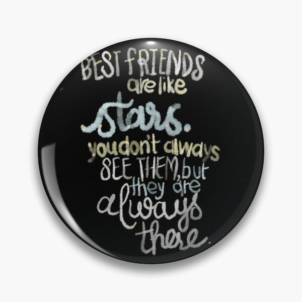 Item preview, Best friends are like stars yellow blue designed and sold by chuckletuckle.