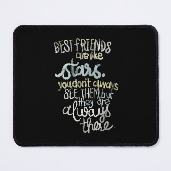 Item preview, Best friends are like stars yellow blue designed and sold by chuckletuckle.