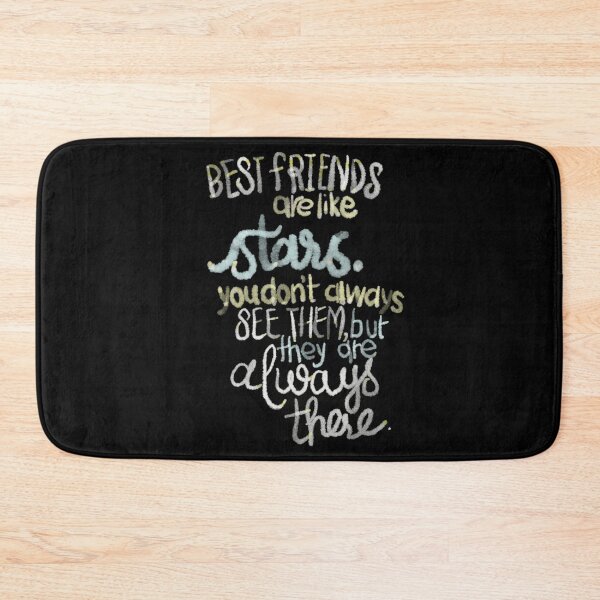 Item preview, Best friends are like stars yellow blue designed and sold by chuckletuckle.