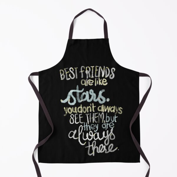 Item preview, Best friends are like stars yellow blue designed and sold by chuckletuckle.