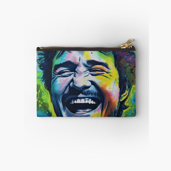 Item preview, Neon Laughter of the Unbearable Clownfish: Pedro Pascal in a Dreamlike Watercolor Oil Painting designed and sold by THC Studios.